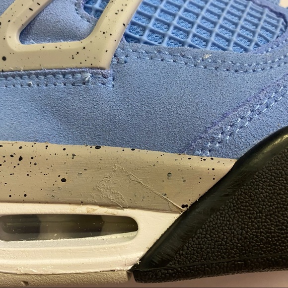 Nike Air Jordan 4 GS University Blue 4.5Y 6W NEW - Picture 4 of 6